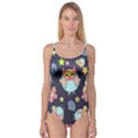 Owl-stars-pattern-background Camisole Leotard  View1