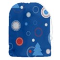 Christmas Pattern Tree Design Drawstring Pouch (3XL) View1