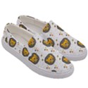 Lion Heads Pattern Design Doodle Men s Canvas Slip Ons View3