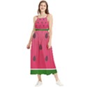 Watermelon Fruit Summer Red Fresh Food Healthy Boho Sleeveless Summer Dress View1