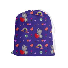 Texture Seamless Digital Scrapbooking Decorative Drawstring Pouch (xl) by pakminggu