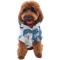 Blue Dolphin Dog Coat by pakminggu