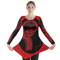 Artificial Intelligence Brain Think Long Sleeve Tunic  by pakminggu