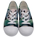 Animal Panda Forest Tree Natural Kids  Low Top Canvas Sneakers View1