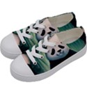 Animal Panda Forest Tree Natural Kids  Low Top Canvas Sneakers View2