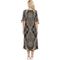 Brain Technology Data Digital Bow Sleeve Chiffon Midi Dress View4