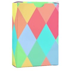 Low Poly Triangles Playing Cards Single Design (rectangle) With Custom Box by danenraven