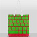 Keyboard Keys Computer Input Pc Full Print Rope Handle Tote (Large) View2
