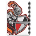 Knight Shield Sword Shield Fictional Character 5.5  x 8.5  Notebook View2