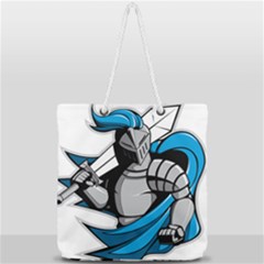 Sword Knight Fictional Character Legionary Warrior Full Print Rope Handle Tote (large) by danenraven