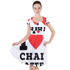 I Love Chai Latte Cap Sleeve Midi Dress by ilovewhateva