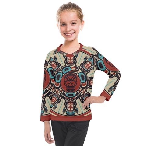 Grateful Dead Pacific Northwest Kids  Long Mesh Tee by Mog4mog4