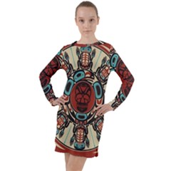 Grateful Dead Pacific Northwest Long Sleeve Hoodie Dress by Mog4mog4