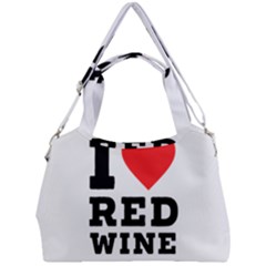 I Love Red Wine Double Compartment Shoulder Bag by ilovewhateva