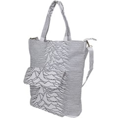 Joy Division Unknown Pleasures Post Punk Shoulder Tote Bag by Mog4mog4