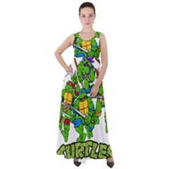 Teenage Mutant Ninja Turtles Empire Waist Velour Maxi Dress by Mog4mog4