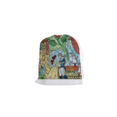 Beauty Stained Glass Drawstring Pouch (xs) by Mog4mog4