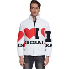 I Love Raisin  Men s Puffer Bubble Jacket Coat by ilovewhateva