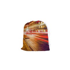 Telephone Booth Red London England Drawstring Pouch (xs) by Mog4mog4