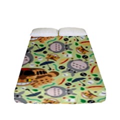 My Neighbor Totoro Pattern Fitted Sheet (full/ Double Size) by Mog4mog4