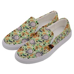 My Neighbor Totoro Pattern Men s Canvas Slip Ons by Mog4mog4