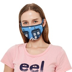 Doctor Who Tardis Crease Cloth Face Mask (adult) by Mog4mog4