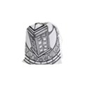 Bad Wolf Tardis Art Drawing Doctor Who Drawstring Pouch (Small) View1