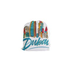 Burj Khalifa Skyline Clip Art Drawing Comic World Drawstring Pouch (xs) by Mog4mog4