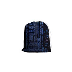 Doctor Who Tardis Drawstring Pouch (xs) by Mog4mog4