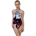 Yin And Yang Chinese Dragon Go with the Flow One Piece Swimsuit View1