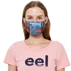 Town Vector Illustration Illustrator City Urban Cloth Face Mask (adult) by Mog4mog4