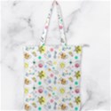 Summer Pattern Colorful Drawing Doodle Double Zip Up Tote Bag View1