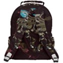 Astronaut Playing Guitar Parody Rounded Multi Pocket Backpack View3