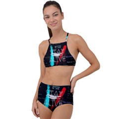 Stay Alive High Waist Tankini Set by Bakwanart
