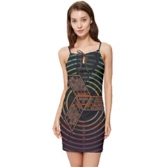 Black And Green Area Rug Neon Genesis Evangelion Computer Communication Summer Tie Front Dress by Bakwanart