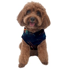 Abstract Colorful Circuit Dog Sweater by Bakwanart