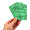 Green Circuit Board Computer Playing Cards Single Design (Rectangle) with Custom Box View3