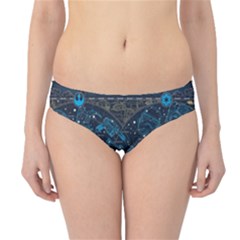 Position Of The Constellations Illustration Star Blue Hipster Bikini Bottoms by Bakwanart
