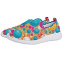 Circles Art Seamless Repeat Bright Colors Colorful Men s Slip On Sneakers View2