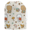 Bear Cartoon Background Pattern Seamless Animal Drawstring Pouch (3XL) View1