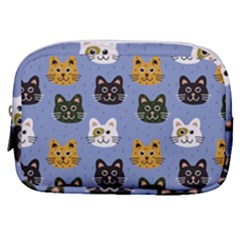 Cat Cat Background Animals Little Cat Pets Kittens Make Up Pouch (small) by 99art