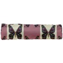 Butterflies Pink Old Ancient Texture Decorative Full Print Rope Handle Tote (Small) View3