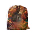 Collage Art Ai Wow Awesome Drawstring Pouch (XL) View2