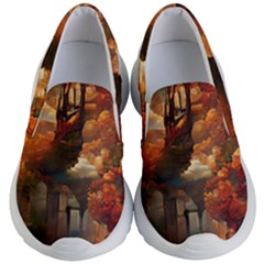 Collage Art Ai Wow Awesome Kids Lightweight Slip Ons by 99art
