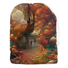 Collage Art Ai Wow Awesome Drawstring Pouch (3xl) by 99art