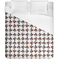 Mixed Abstract Colors Pattern Duvet Cover (california King Size) by dflcprintsclothing