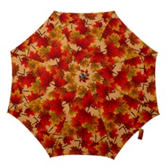 Wallpaper Background Autumn Fall Hook Handle Umbrellas (large) by Vaneshart