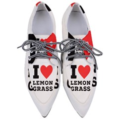 I Love Lemon Grass Pointed Oxford Shoes by ilovewhateva