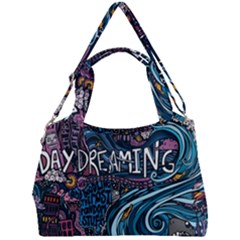 Graffiti Art Psychedelic Art Graphic Design Modern Art Double Compartment Shoulder Bag by 99art