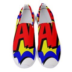 Zap Comic Book Fight Women s Slip On Sneakers by 99art